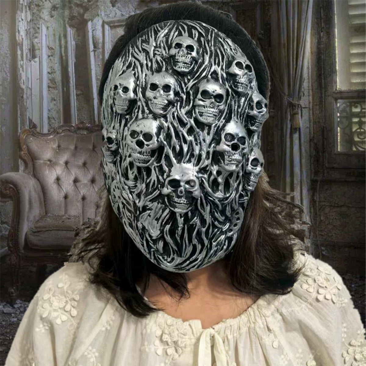 Latex Skull Halloween Mask