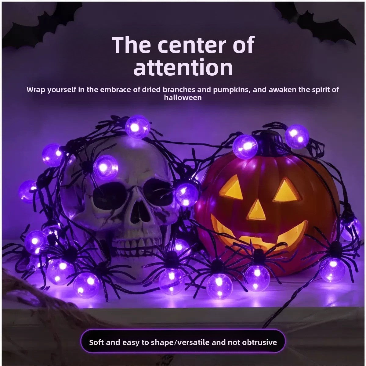 Halloween LED Spider Decoration