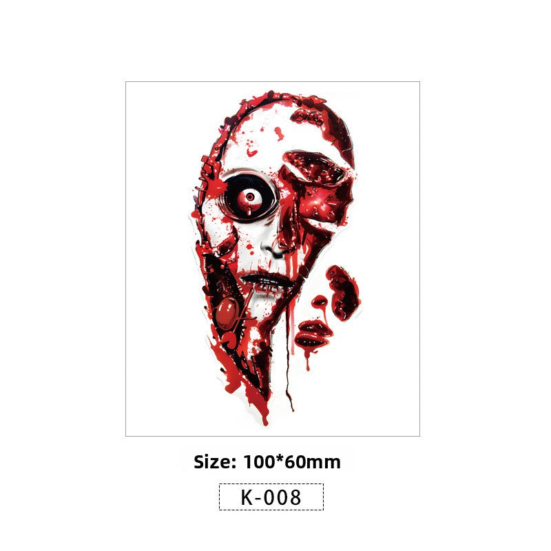 Halloween Scar Tattoo Stickers