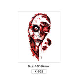 Halloween Scar Tattoo Stickers