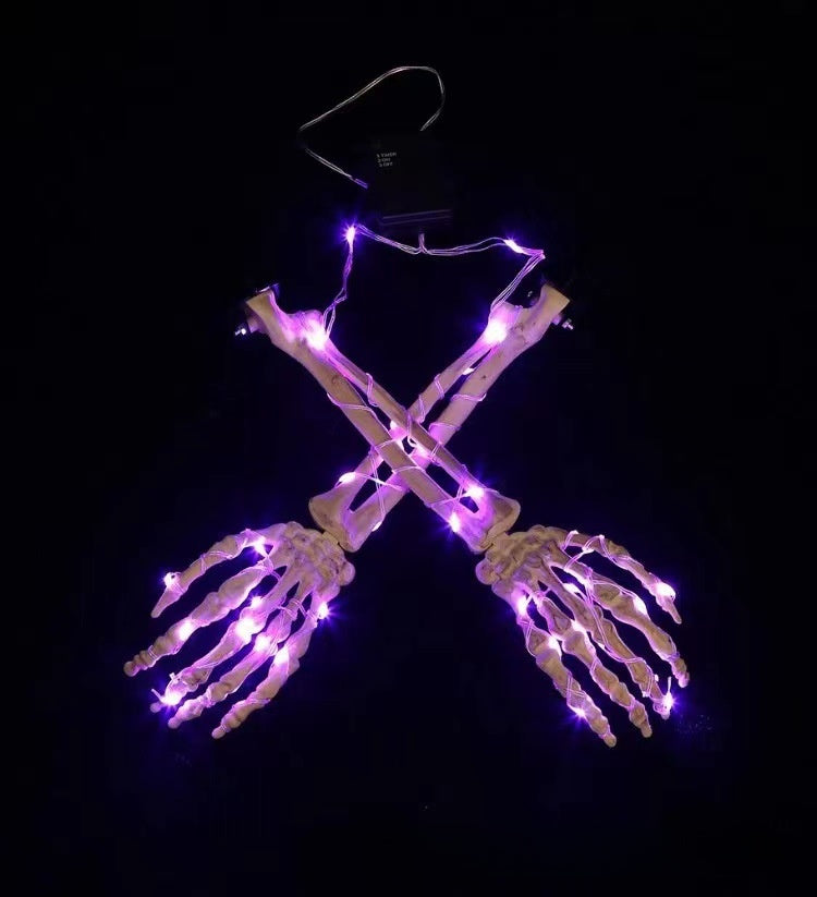 Halloween LED Skeleton Hand Garden Stake Light - Plastic