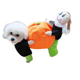 Halloween and Christmas Pumpkin Pet Costume - Cloth
