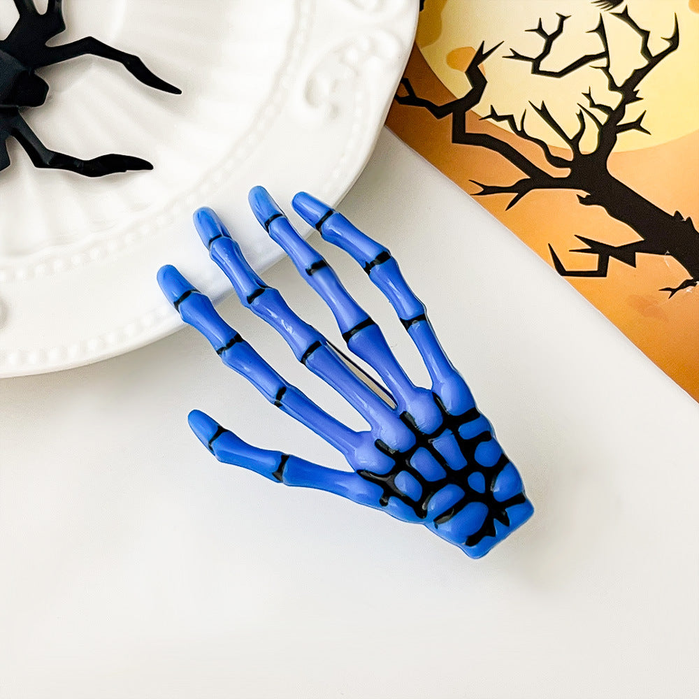Halloween Skeleton Hand Hair Clip