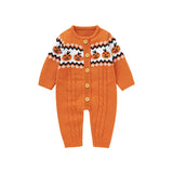 Baby Halloween Knitted One-Piece Jumpsuit