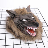 Halloween Wolf Head Costume Mask - Vinyl