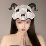 Halloween Anime Half-Face Mask - Plastic
