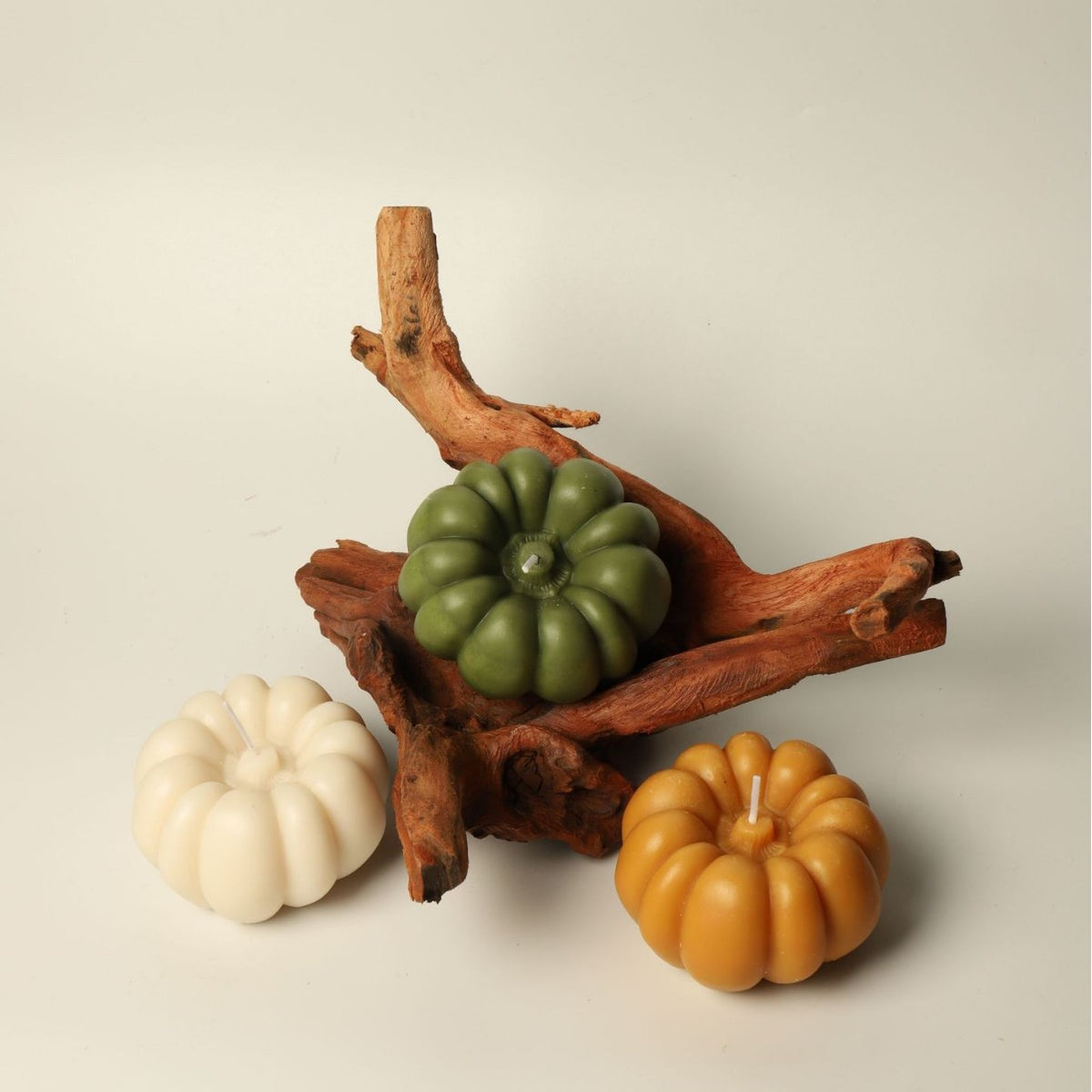 Halloween Pumpkin-Shaped Scented Candles
