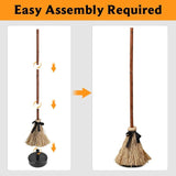 Halloween Floating Witch Broom Decoration