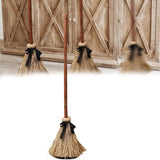 Floating Witch Broom Halloween Decoration