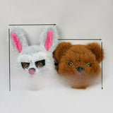Halloween Glowing Animal Plush Headgear