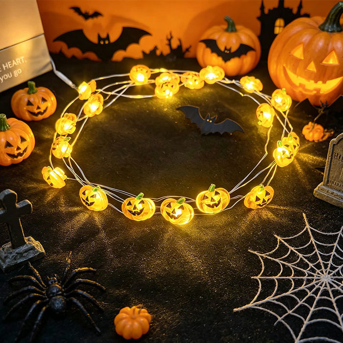 Halloween Pumpkin String Lights