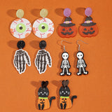 Cartoon Halloween Earrings Set
