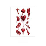 Halloween Scar Tattoo Stickers