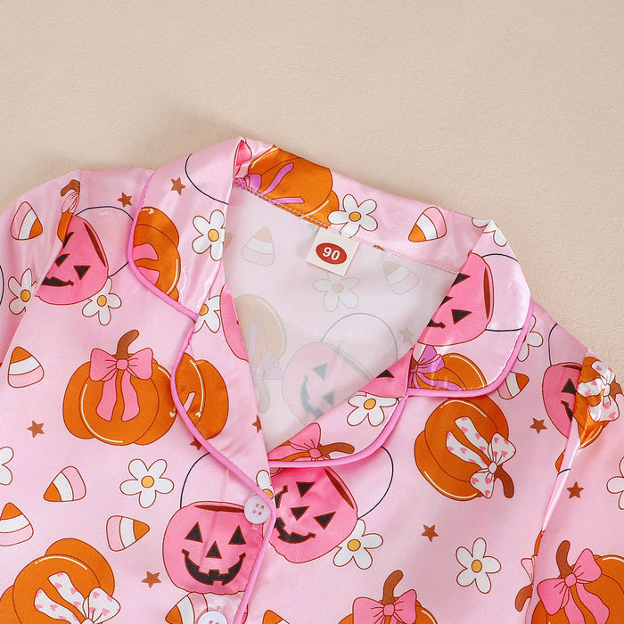 Girls' Halloween Pajama Set