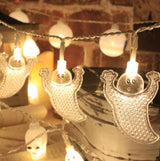 Halloween LED String Lights with Pumpkin Skull Ghost Designs