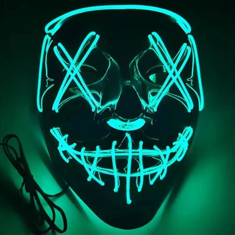 Halloween LED V-Shaped Mask - PVC