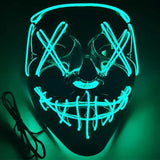 Halloween LED V-Shaped Mask - PVC