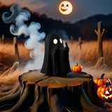 Halloween White Ghost Decoration - PVC