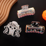 Halloween Pumpkin Ghost Hair Clip - PVC