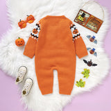 Baby Halloween Knitted One-Piece Jumpsuit