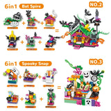 Halloween Pumpkin Haunted House DIY Building Blocks