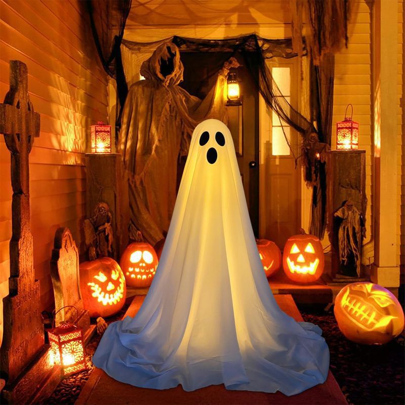 Halloween Light-Up Ghost Decoration
