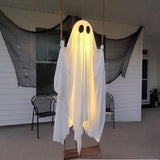Halloween Glowing Swing Ghost Decoration