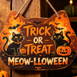 Halloween Wooden Hanging Door Sign