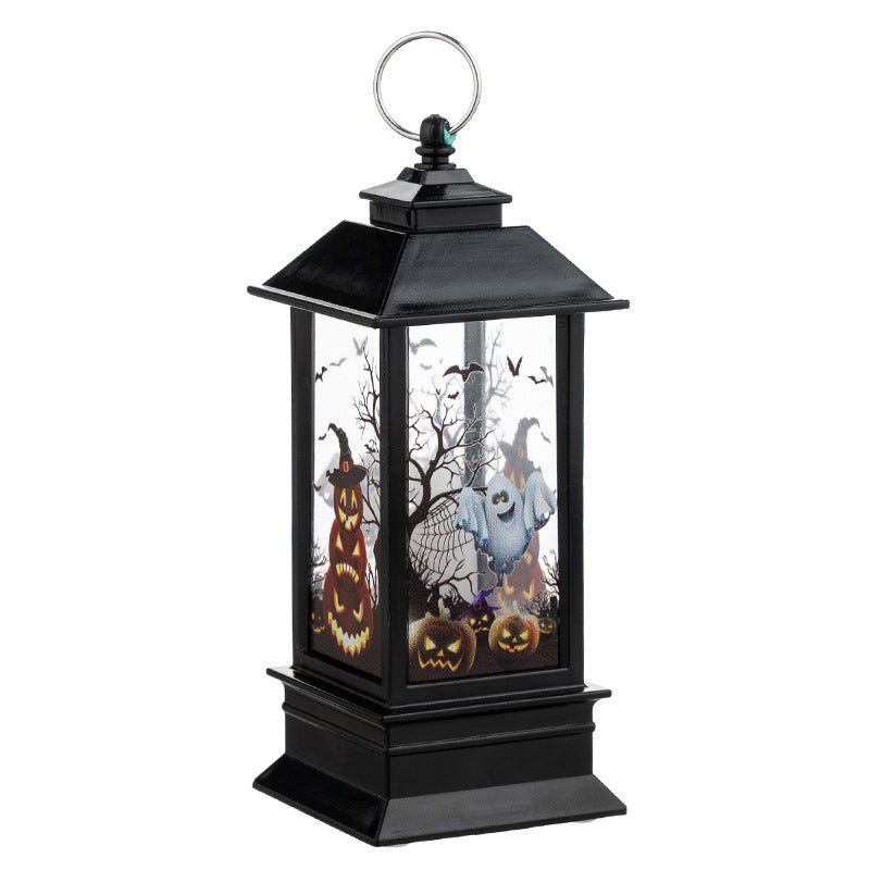 Halloween Glowing Wind Lantern - Plastic