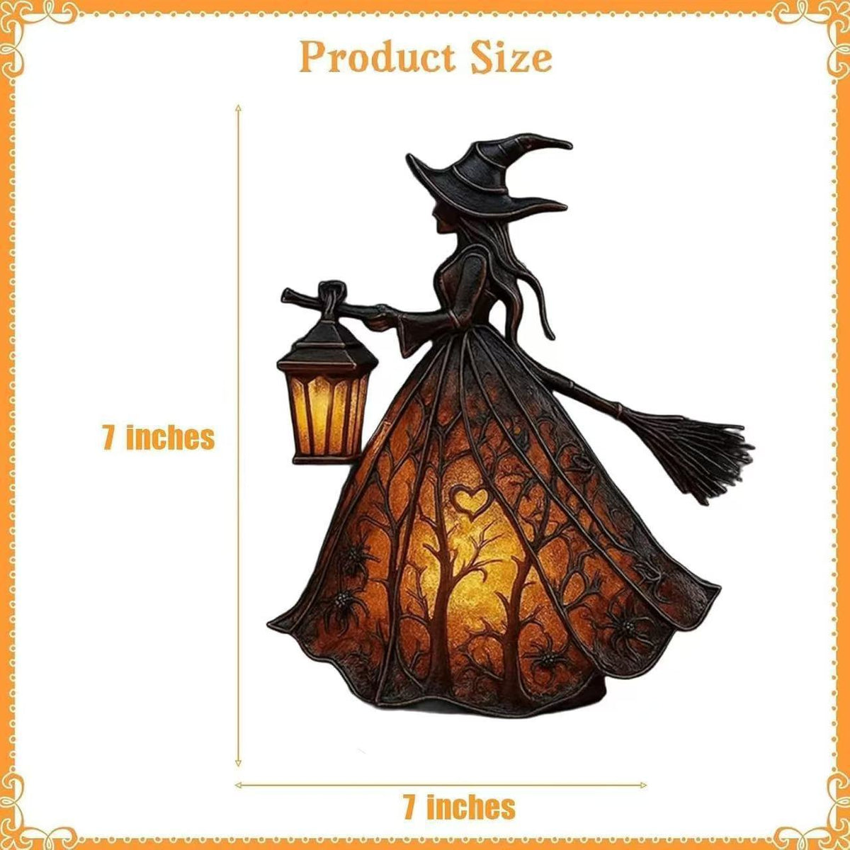 Halloween Gothic Witch Lights - Resin