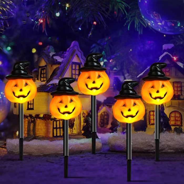 Halloween Solar Pumpkin Garden Stake Light