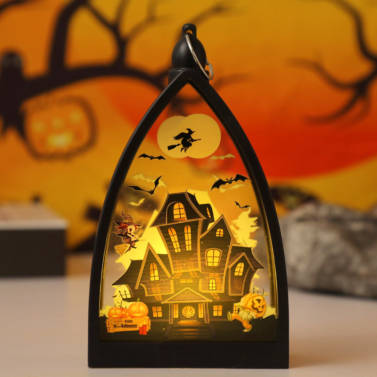 Halloween Handheld LED Pumpkin Lantern