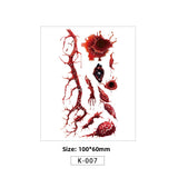 Halloween Scar Tattoo Stickers
