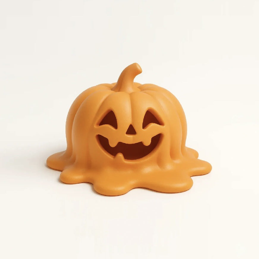 Halloween Ghost Pumpkin Wizard Tabletop Ornament - Resin