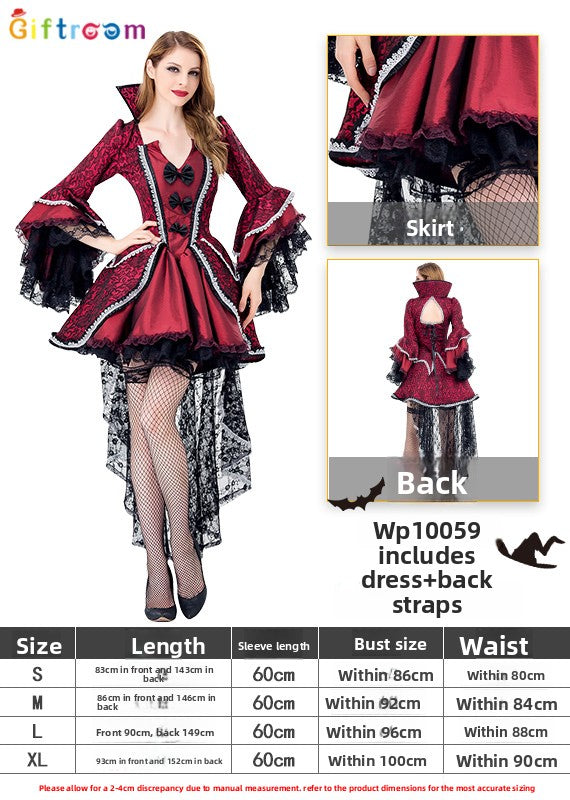 Halloween Witch Costume Dress - Cotton