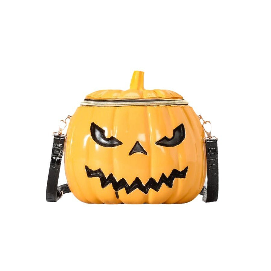 Halloween Pumpkin Head Shoulder Crossbody Bag