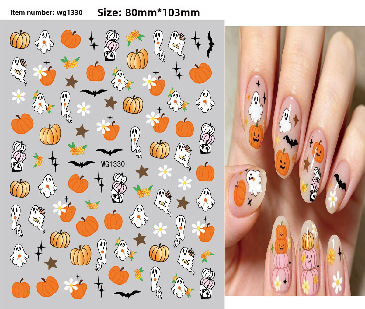 Halloween Nail Stickers - Vinyl