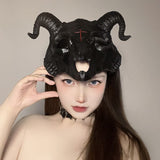 Halloween Anime Half-Face Mask - Plastic
