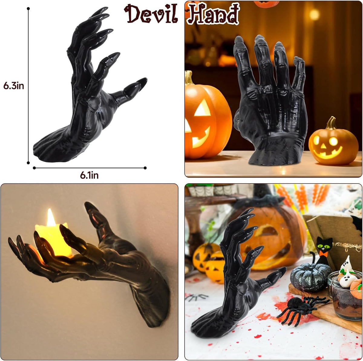 Halloween Devil Hand Decoration - Vinyl