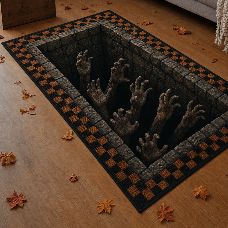 Halloween Crystal Velvet Rug