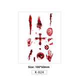 Halloween Scar Tattoo Stickers