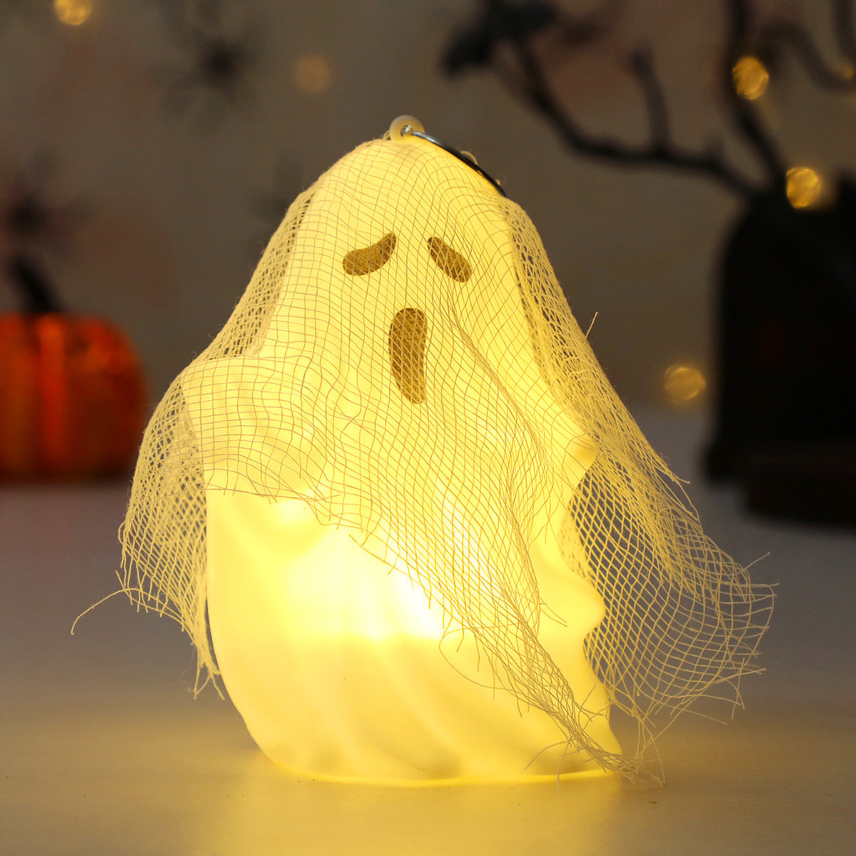 Halloween Portable Pumpkin Lantern - Plastic