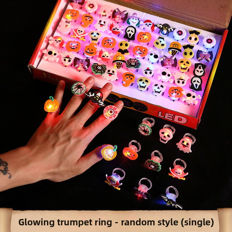 Halloween Light-Up Pumpkin Ring