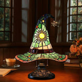 Resin Gothic Halloween Witch Hat Night Light