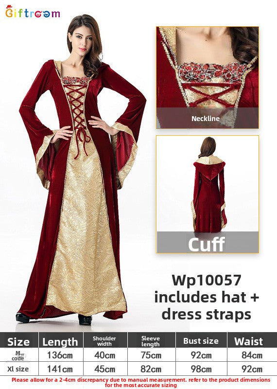 Halloween Witch Costume Dress - Cotton