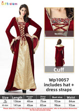 Halloween Witch Costume Dress - Cotton