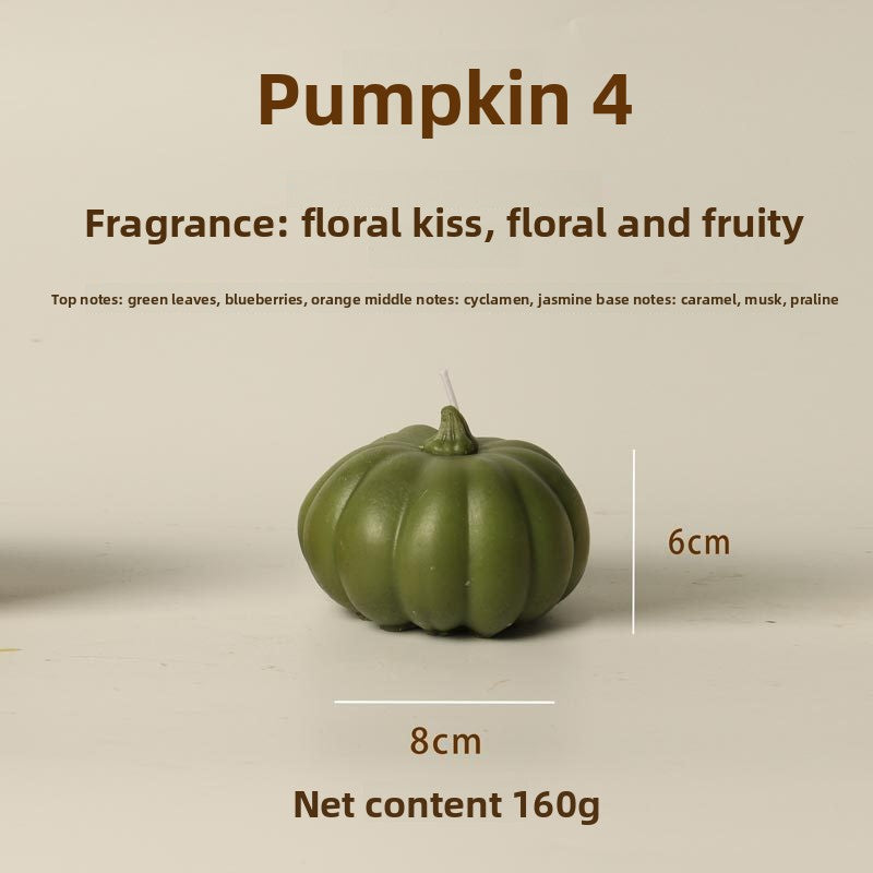 Halloween Pumpkin-Shaped Scented Candles