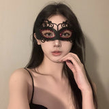 Halloween Anime Half-Face Mask - Plastic