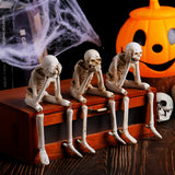 Halloween Skeleton Resin Decorations