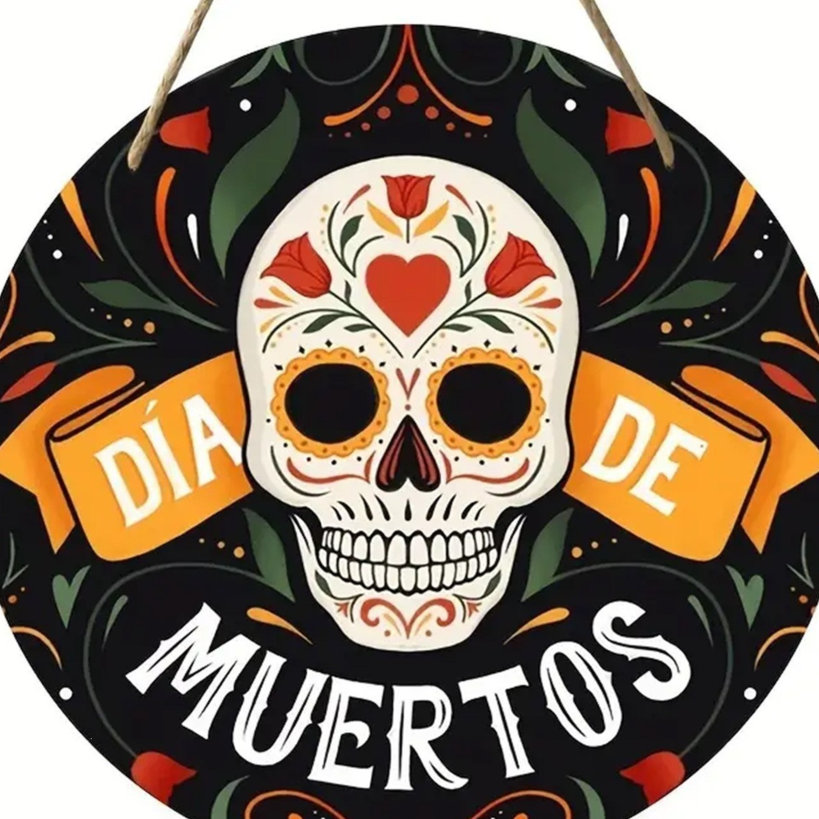 Halloween Wooden Door Sign